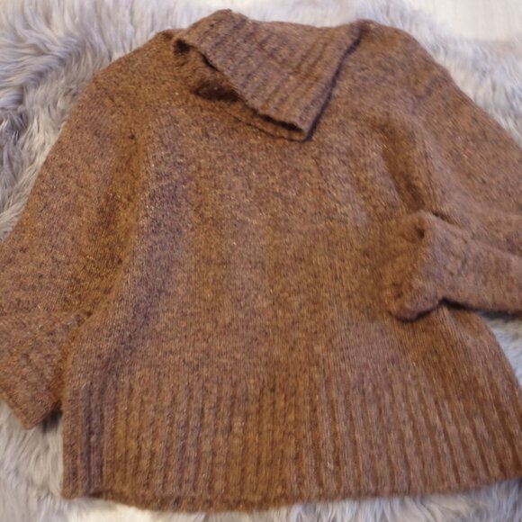 Vintage Nevada Brown Turtle Neck Sweater - Picture 1 of 4